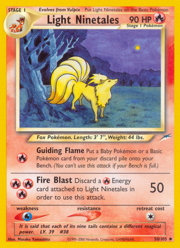 Neo Destiny Light Ninetales #50/105 unlimited